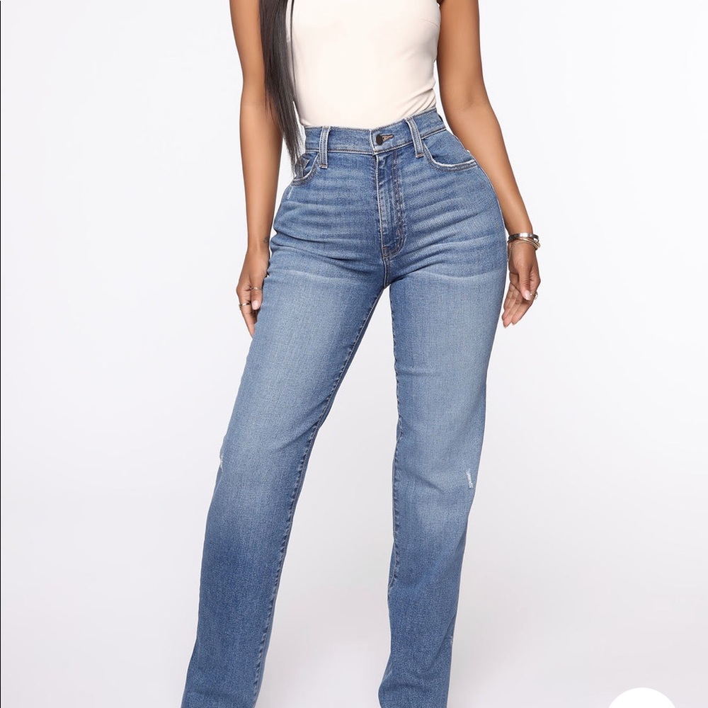 Killing ‘Em Softly Side Split Jean - Medium Blue Wash